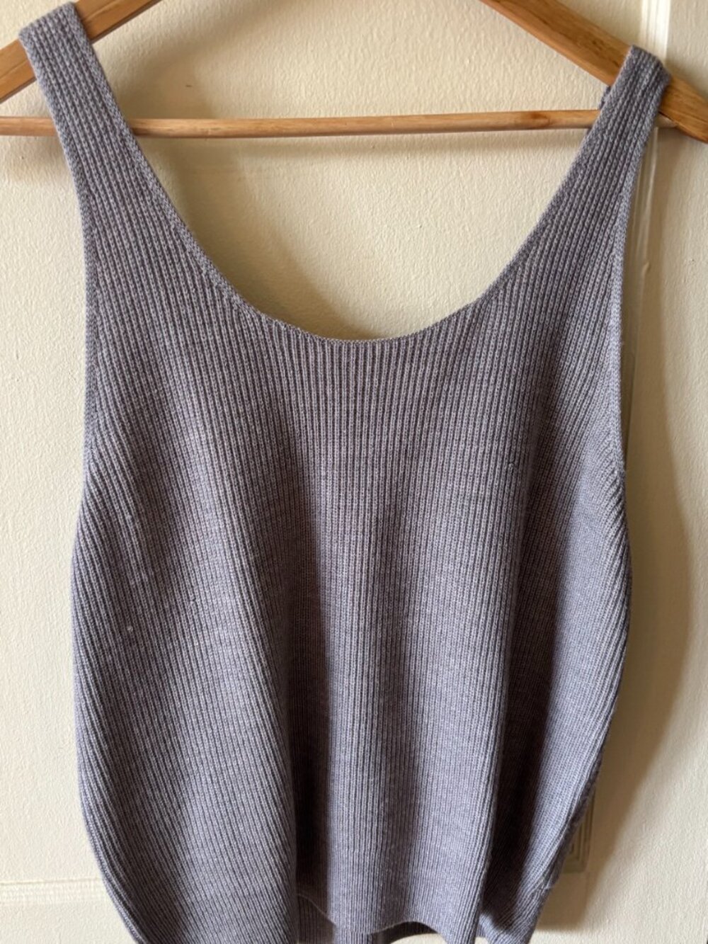 NWT Kit and Ace Merino Wool Knit Tank Minimalist Top